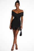 Schwarzes Mini-Kleid