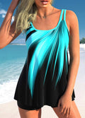 Cyan-Schwarz