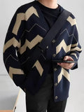 Marineblau-Beige