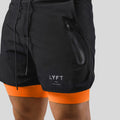 Schwarz-Orange mit Logo